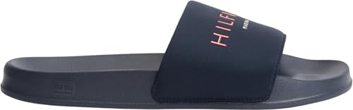 Tommy Hilfiger Herren Badeschuhe Neoprene mit Logo, Blau (Desert Sky), 41 – Ansicht 6