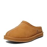 Timberland Men's Pine Hill Flannel-Lined Clog Slipper, Brown, 8 Medium