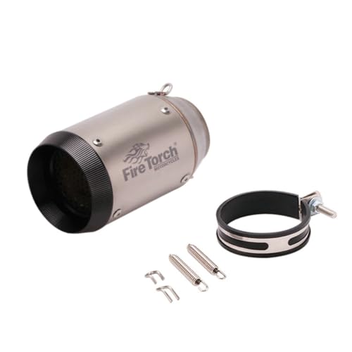 FIRECARP �o�C�N�X���b�v�I���}�t���[ �o�C�N�T�C�����T�[ �o�C�N�p�}�t���[ �ėp ��50.8mm/60.5mm �X�e�����X/�`�^������/�J�[�{���� ����170/180mm �I�[�g�o�C �o�b�t���Ȃ� �X�v�����O�t�� (I, 60.5mm) [���s�A��