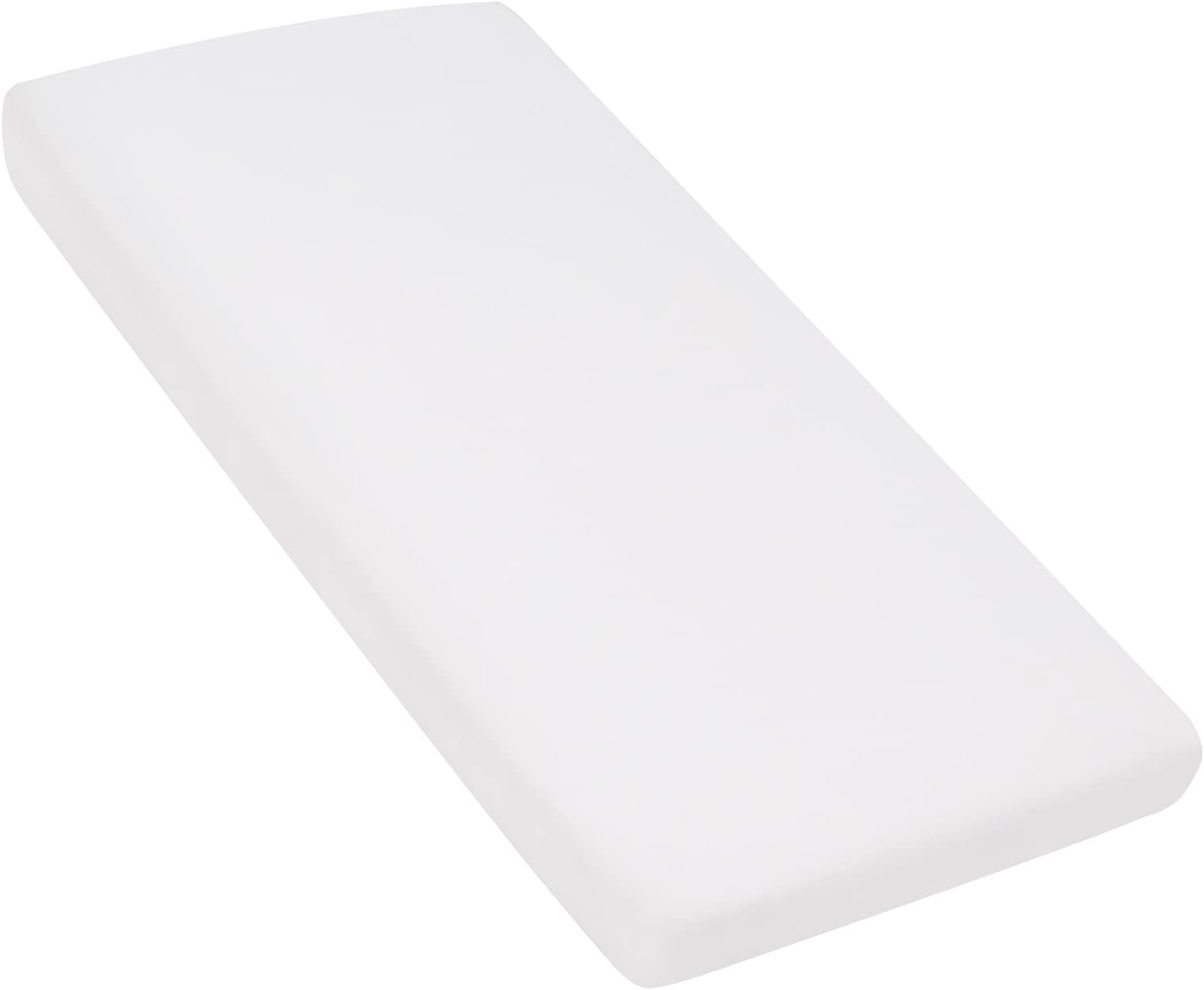 Coldwind Nap Mat Sheet 10 Pcs, 24" x 48" x 4" Preschool or Day Care Rest Mat Sheet for ECR4Kids and KinderMat, Super Soft and Breathable Microfiber Baby Sheet for Boys and Girls, White