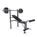 CAP Barbell Deluxe Bench w/ 100-Pound Weight Set by CAP Barbell
