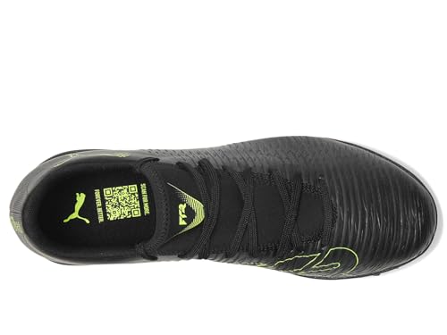 PUMA Men's Future Play Turf Trainer Soccer Cleats Sneaker, Black-Fizzy Light-Green Terrain AH25, 102