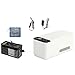Insulin Cooler Small Travel Case Przenośna Lodówka Samochodowa Lodówka z Systemem Alarmowym Wyświetlacz LED, do Samochodu, Domu, Podróży,White