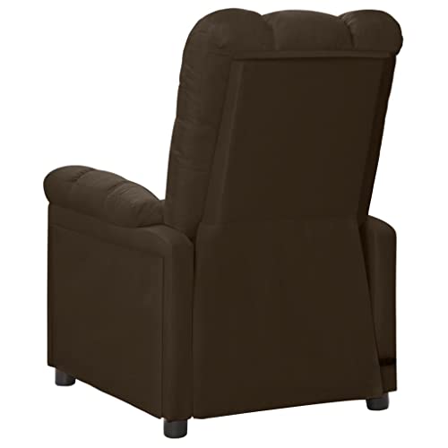 Massage Recliner,Office Chair,Theater Seating,Tv Chair,Modern Armchair,Includes A Usb And Remote Control,With Side Pocket,Adjustable Headrest And Footrest,Assembly Required, Dark Brown Fabric #TOP4