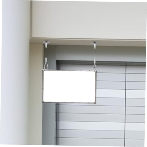 Kit de 5 tensores resistentes para cable de acero CHILDWEET para suspensión con gancho y ojal, versátil para iluminación, maquinaria y exhibiciones miniatura 5