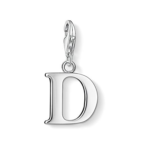 Thomas Sabo - Charm con Cierre para Mujer de Plata de Ley 925/1000, Letra D Cover