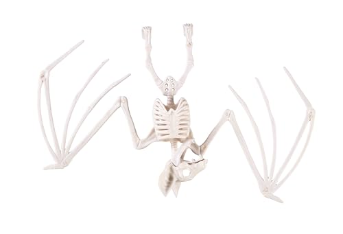 P'TIT Clown - 22239 - Squelette de Chauve-Souris en Plastique - 16 x 30 cm - Décoration Halloween Effrayante - Ambiance de Maison Hantée - Accessoire pour...