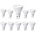 Lacmisc Bombilla LED, 6W GU10 Luz LED, Blanco frío 6000K, 6W Equivalente a una lámpara halógena de 60W, AC 220V-240V, 450LM, no regulable Boxlood, ángulo de flujo luminoso de 120 °