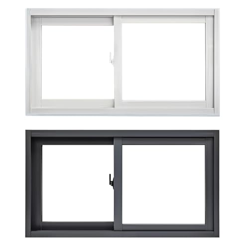 Fenêtre coulissante double vitrage isolant pour cabane - 2