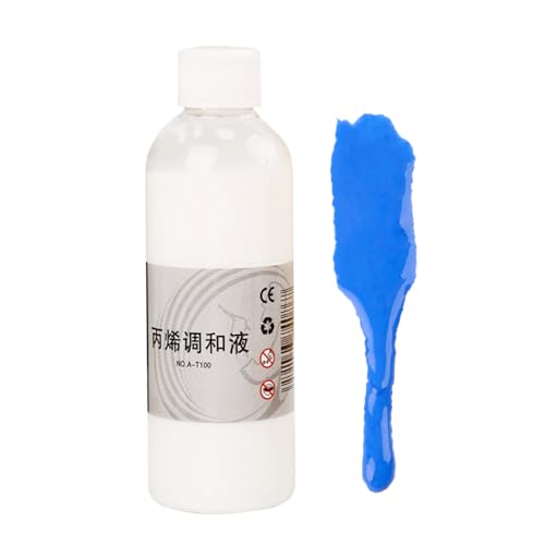 Solución De Mezcla De Propileno, Delgado De Pintura Acrílica, Aditivo Para El Mejorador De Fluidos, Mejora El Flujo De Pintura, La Botella De Puente Fácil, 100 Ml, Para Artistas, Uso De Estudio,