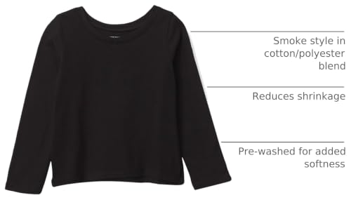 Image of The Children's Place Baby-Girls and Toddler Basic Long Sleeve Layering Tees
