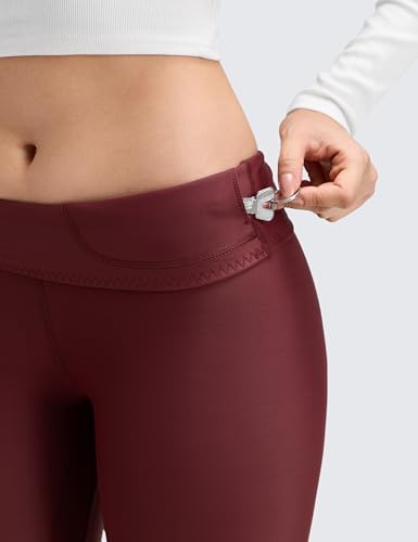 Image of CRZ YOGA Fleece Thermal Leggings 28'' | Thermal, Casual, Full Length, Winter, for Women