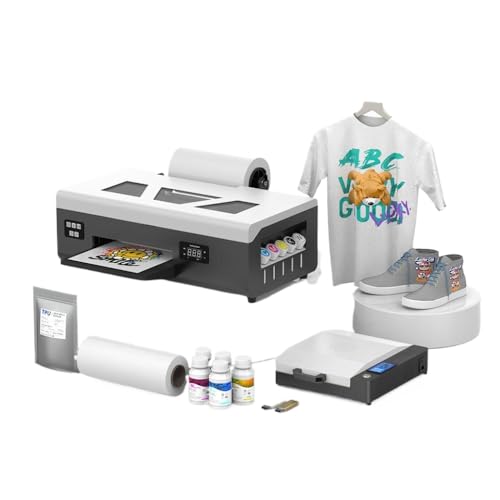 JGHFReW Imprimante DTF L805 A4 Direct to Film Transfer Machine pour T-Shirt et Jeans compatibles avec l'encre d'impression DTF et Le Film A4(A4 Oven Only)