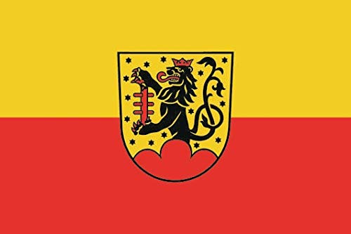 U24 Lübz Bootsflagge Premium - 30x45cm Polyester Flagge Hissfertig