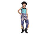 Disfraz KPOP Music Hunter Niña con Peluca Negra Talla S