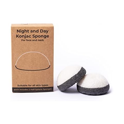 Konjac Facial Deep Cleansing Sponge by QiEco, Smooth Radiant Skin, Gently Exfoliating, Natural Skincare that Helps Combat Acne and Breakouts Cover