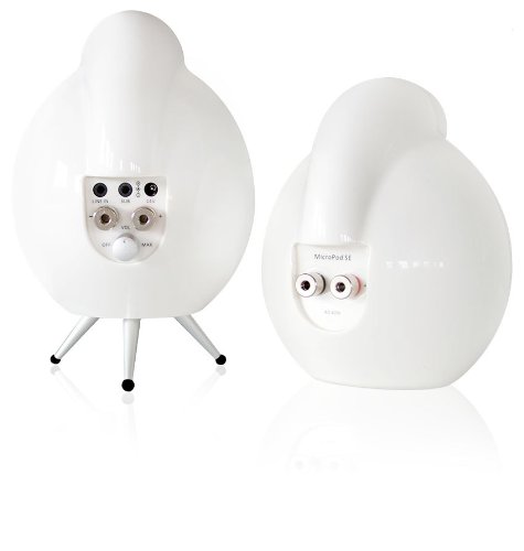 Scandyna MicroPod Speakers, White : Amazon.in: Electronics