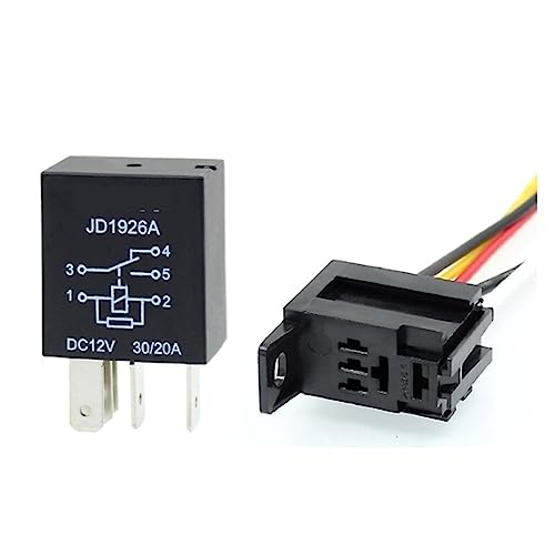 Relé de coche 12V 5 pines evita sobrecalentamientos en sistemas eléctricos