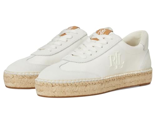 Image of Lauren Ralph Lauren Women's Luize Canvas and Suede Espadrille Sneakers