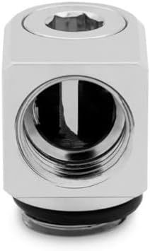 Miniatura 3 de EKWB EK-Quantum Torque Micro Rotary 90 grados de montaje en ángulo, níquel