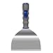Warner 657 Easy Reach Bent Scraper with Threaded Handle and .060-Inch Carbon Steel Blade, 6-Inch