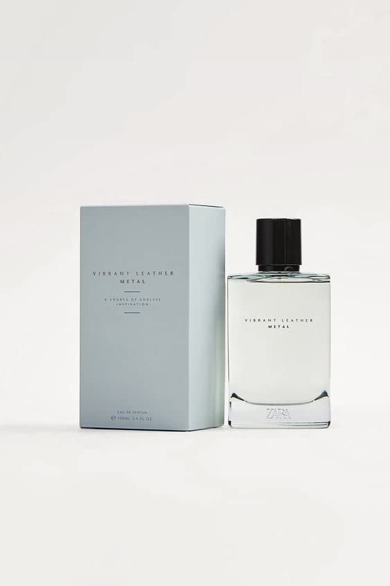 ZARA VIBRANT LEATHER METAL EDP 100 ML (3.4 FL. OZ) Men's Perfume