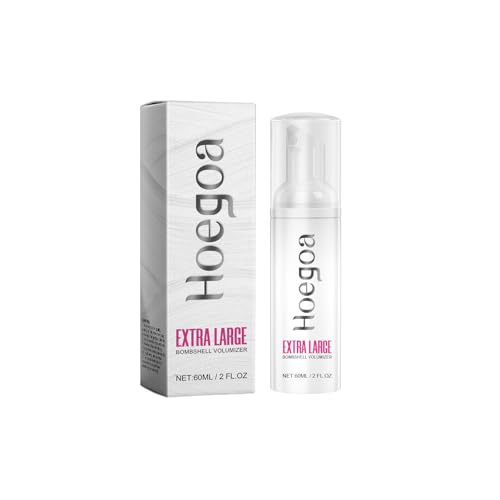 Extra Large Bombshell Volumizer Hair Styling Foam with Coconut Oil and Glycerin, 60mL / 2 FL OZ