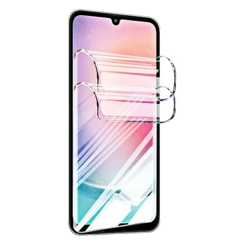 soliocial Ultra-Thin Hydrogel Screen Protector For Samsung Galaxy A15 / A15 5G, 2Pack Soft film Non-breakable TPU Flexible Transparent Protective Film (Case friendly&Not Glass) Cover