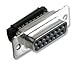 D Sub Connector, Tin & Dimple, 15 Contacts, Receptacle, DA, Metal D Sub Tin & Dimple, Metal Body
