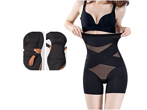 Gokame Cross Compression Abs Shaping Pants,Damen Taille Shapewear Bauch Weg Body Shaper,Cross Compression Abs & Booty High Waisted Shaper for Woman,Waist Slimming Body Shaping Pants (2XL) Cover