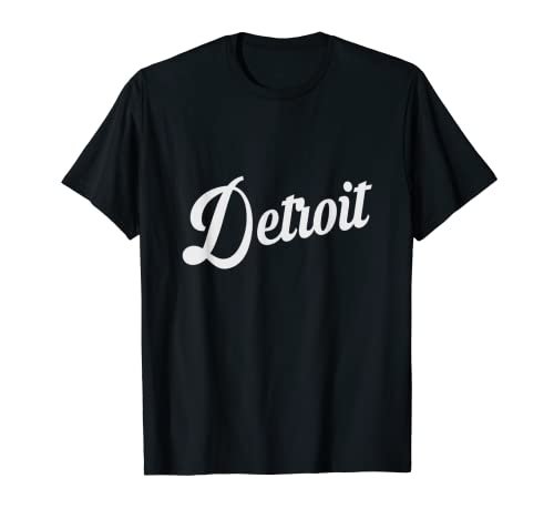 T-shirt vintage vintage vintage di Detroit Maglietta