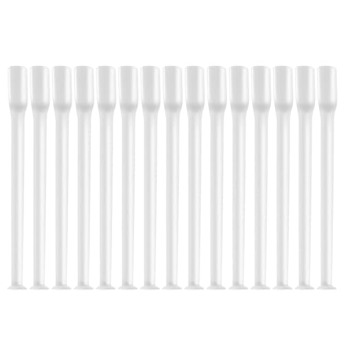 15 tubos blancos para centrar mechas de vela 130mm