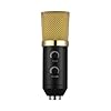 TOYANDONA Professional Condenser Microphone and Metal Material with Stand Golden Colour for Broadcasting and Sound Recording for Voice-over Sound and Radio Broadcasting #3