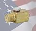 WESTWOOD F100-16 Spin-ON Gauge Mount and Bleeder, 1/8"-NPT