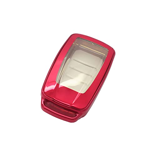 BROVACS Soft TPU Case Shell Cover Protector Holder Compatible with ACURA TLX RLX RDX MDX ILX Smart Remote Key Fob 2 3 4 5 Button SV9510 Red