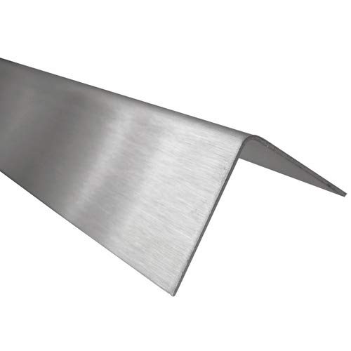 Profilés en L (cornière) en inox 316 L - section 25 x 25 x 3 mm - Longueur 1 mètre