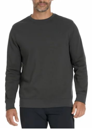 Hurley Men's Long Sleeve Crewneck Sweatshirt (US, Alpha, Medium, Regular, Regular, Gray)3