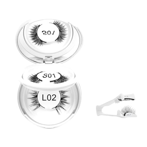 2 Pares de Pestañas Magnéticas Reutilizables Impermeables con Aplicador Incluido – Fácil Aplicación, Sin Pegamento(L02+S01)