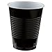 Amscan (AMSDD) Reusable Plastic Cups Big Bundle Party Tableware, Black, 16oz., Pack of 50