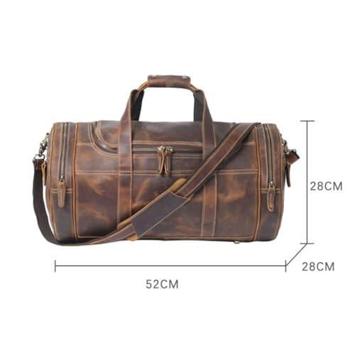 Retro Men's Handheld Travel Bag Large Capacity Leisure Bag Gym Bag4