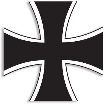 German Iron Cross Shaped 3M Reflective Sticker| Deutschland Germany Decal
