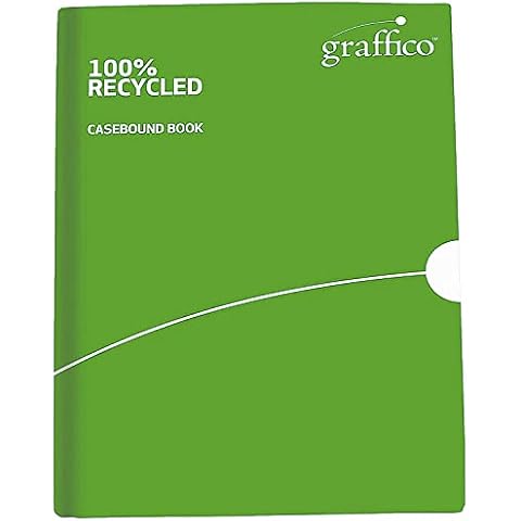 GRAFFICO A5 Recycled Case Bound Feint Ruled 160 Pages Notebook Cover
