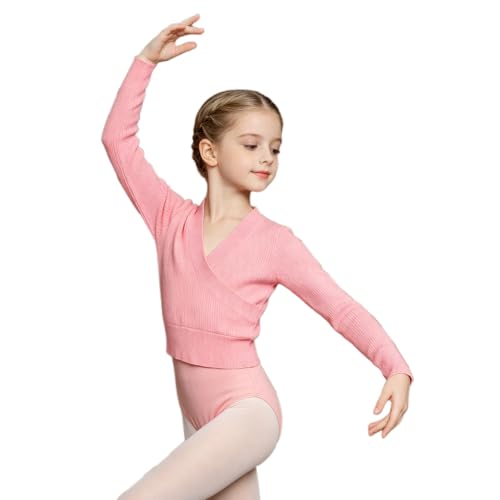 Pull en maille pour la danse enfant automne-hiver tricot manches longues de 3 à 15 ans