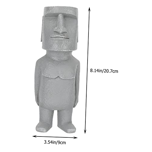Yarnow 3Pcs Stone Statue Norse Decor Car Decoration Decoraciones Para Salas De Casa Easter Outdoor Decoration Easter Garden Statue Easter Outdoor Statue Resin Moai Decor Home Moai Decor #TOP5
