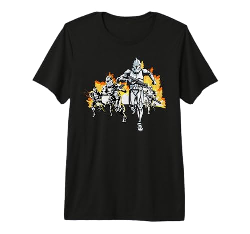Star Wars Clone Troopers Running t-shirt de sport premium noir respirant