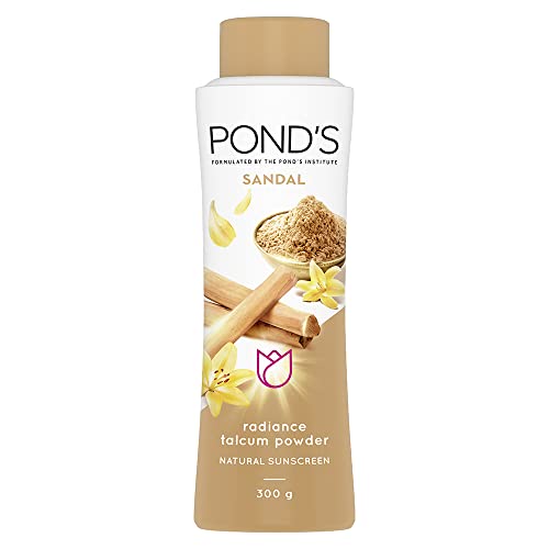 Image of POND'S Sandal Radiance Talcum Powder, Natural Sunscreen, 300 g & POND'S Pimple Clear Face Wash, 100g