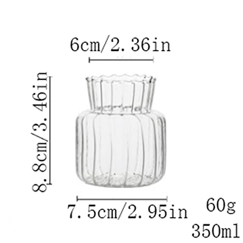 Vase en verre transparent pour thé et arrangement de table - 3
