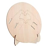 IMIKEYA Geburtsanzeige Schild Holz Gravur Babykrankenhaus Armbandhalter Ständer Neugeborenenanzeige Für Geburtsstation