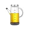 Olie sproeier Hoge Borosilicaat Glas Olie Dispenser Keuken Meting Oiler Verdikte lange mond oliefles voor olie, sojasaus…