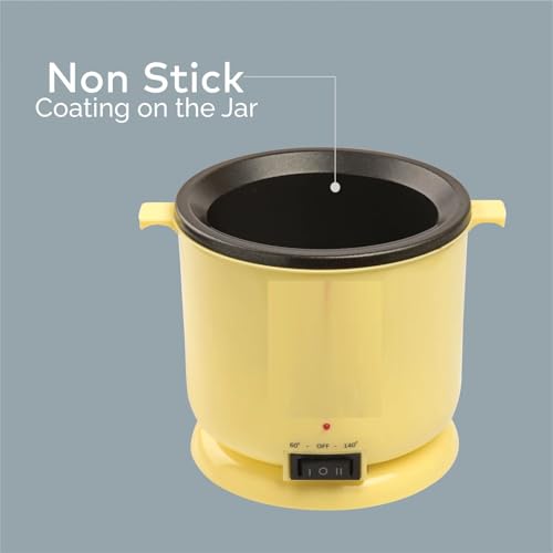 Image of Wax Heater For Women, Waxing Kit Women All Skin Types Hands, Legs, Underarms, Bikini, Intimate Area wax warmer Professional Wax Machine Waxing For All Skin Types (Red)